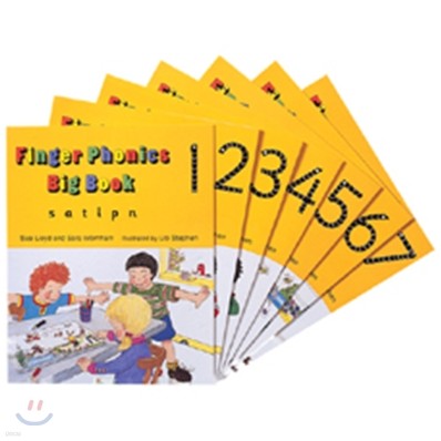 Finger Phonics Big Books: In Percursive Letters (Jolly Phonics) Set 1-7