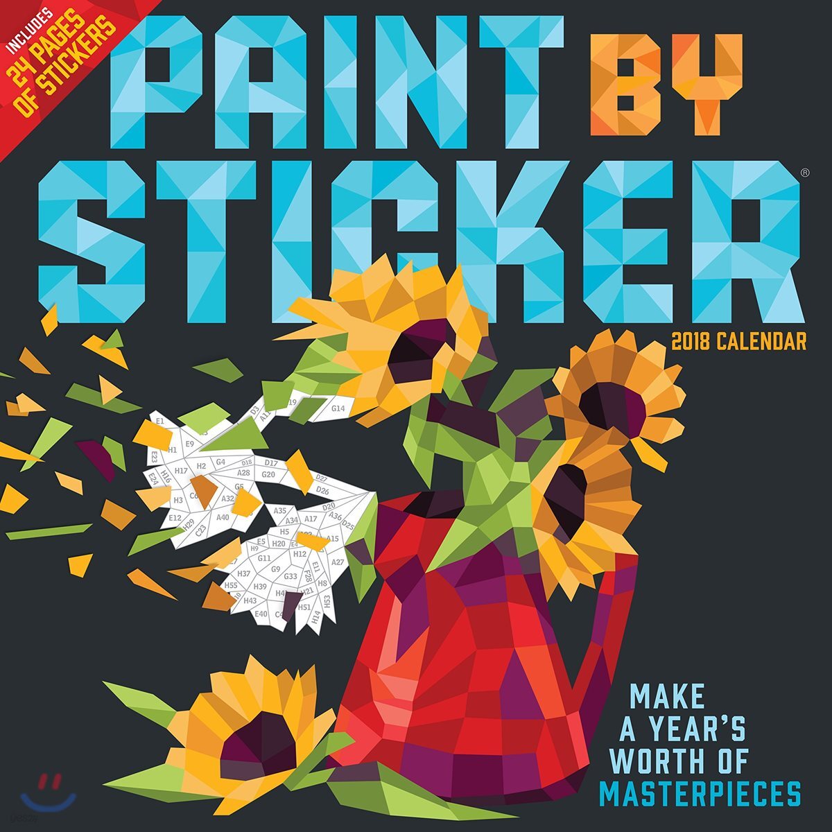 Paint by Sticker 2018 Calendar