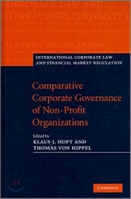 Comparative Corporate Governance of Non-Profit Organizations
