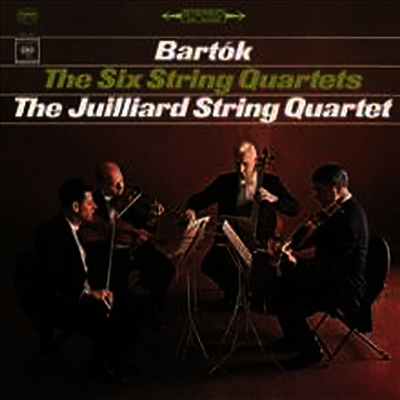 Juilliard String Quartet — 바르톡: 현악 사중주 1번 - 6번 (Bartok: String Quartets Nos1 - 6) - Juilliard String Quartet 앨범 커버