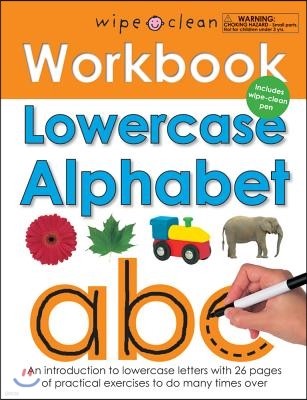 Wipe Clean Workbook Lowercase Alphabet: Includes Wipe-Clean Pen [With Wipe Clean Pen]