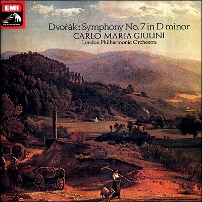 Carlo Maria Giulini — Carlo Maria Giulini 드보르작: 교향곡 7번 (Dvorak: Symphony No,7) 줄리니 앨범 커버