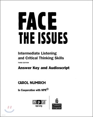 Face the Issues Answer Key and Audioscript