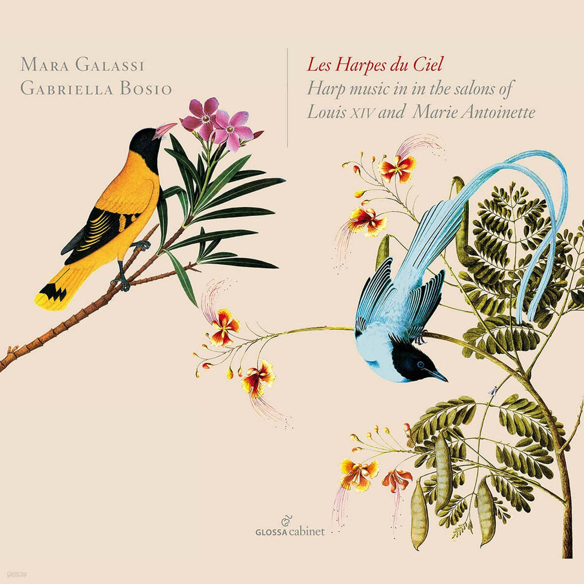 Mara Galassi / Gabriella Bosio 2대의 하프 연주집 (Lis Harpes Du Ciel : Harp Music In The Salons Of Louis Xvi & Marie Antoinette)