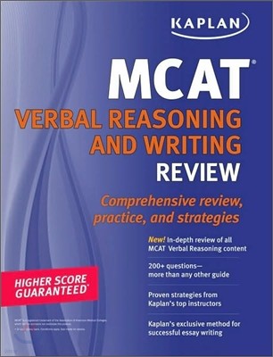 Kaplan MCAT Verbal Reasoning and Writing Review