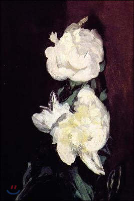 "Branch of White Peonies and Secateurs" by Edouard Manet - 1864: Journal (Blank