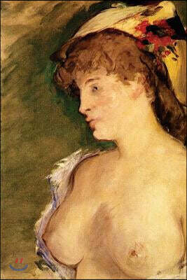 "The Blonde with Bare Breasts" by Edouard Manet - 1878: Journal (Blank / Lined)