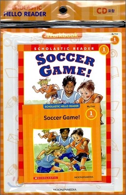 Scholastic Hello Reader Level 1-12 : Soccer Game! (Book+CD+Workbook Set)