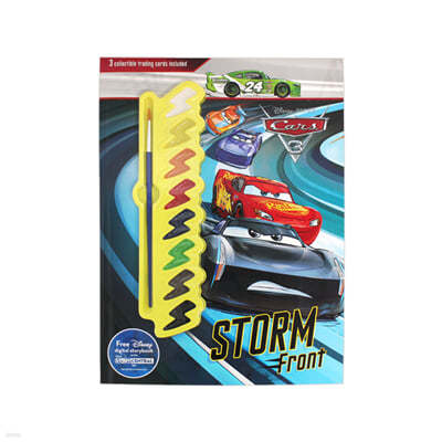 [ũġ Ư] Disney Pixar Cars 3 Storm Front: 3 Collectible Trading Cards Included