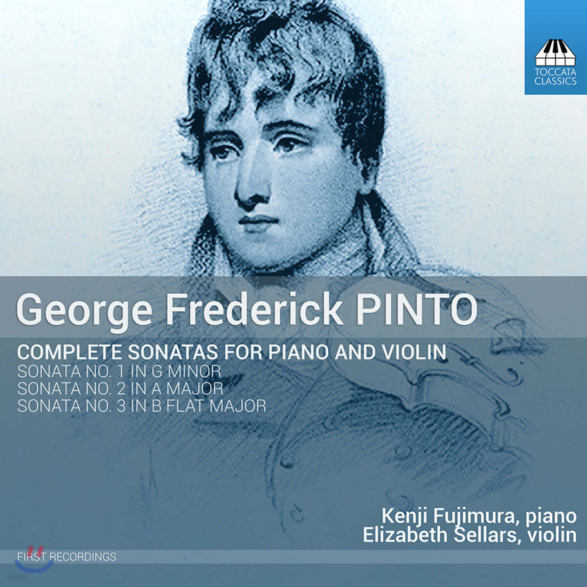 Elizabeth Sellars 조지 프레데릭 핀토: 피아노와 바이올린을 위한 소나타 1, 2, 3번 (George Frederick Pinto: Violin Sonatas) 켄지 후지무라, 엘리자베스 샐러스
