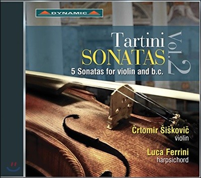 Crtomir Siskovic / Luca Ferrini ּ ŸƼ: ̿ø ҳŸ 2 (Giuseppe Tartini: Sonatas For Violin And B.C. Vol.2)