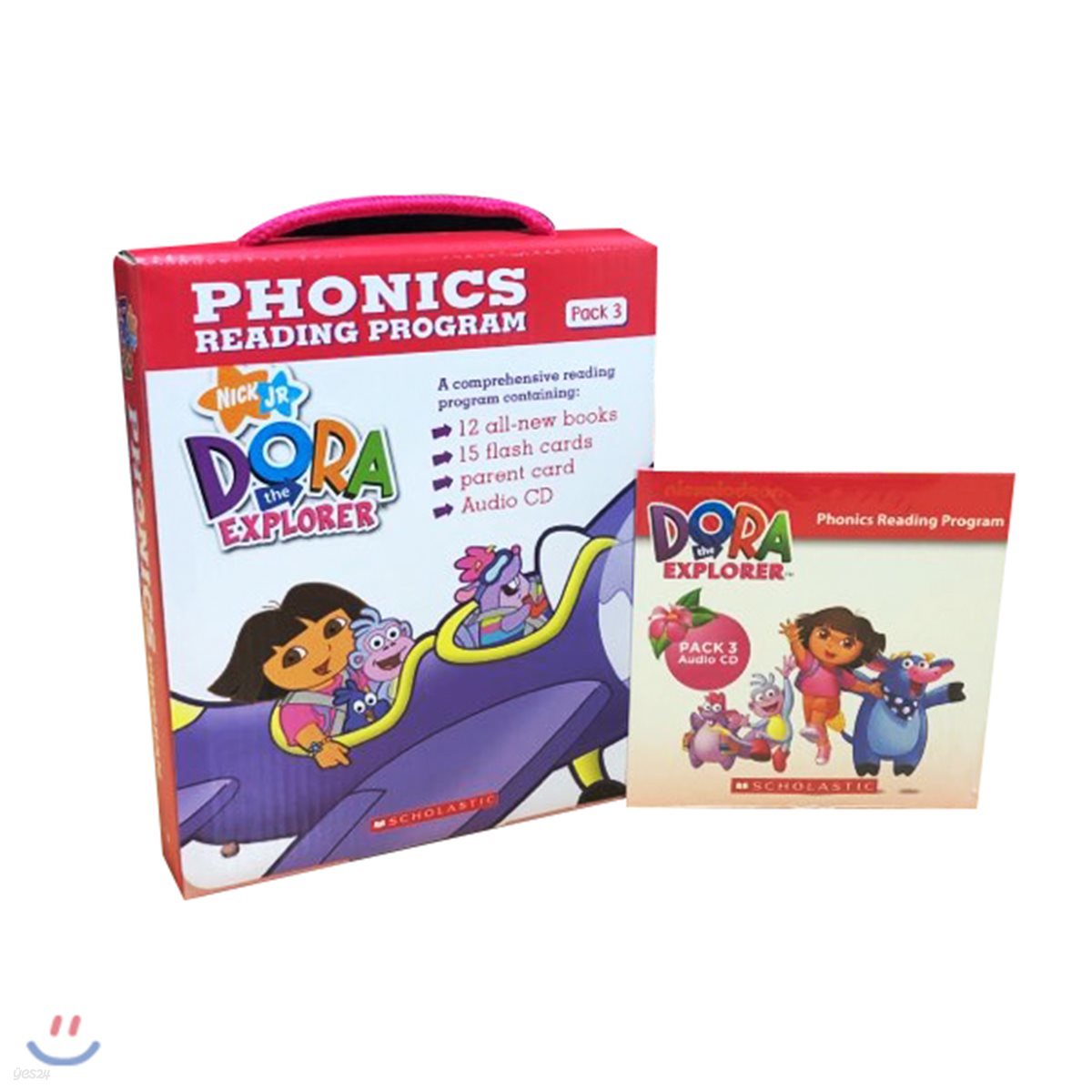 Dora The Explorer Phonics Fun Pack 3 with CD : 도라 파닉스 리더스 3