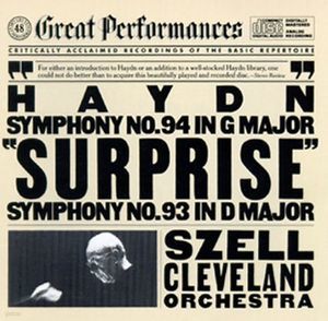 [̰] George Szell / Haydn : Symphonies Nos. 93 & 94 (̰/CCK7957)