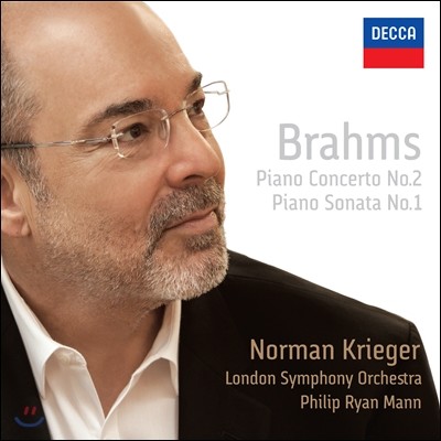 Norman Krieger : ǾƳ ְ 2, ǾƳ ҳŸ 1 (Brahms: Piano Concerto Op.83, Sonata Op.1)  ũ,   ɽƮ