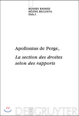 Apollonius de Perge, La section des droites selon des rapports