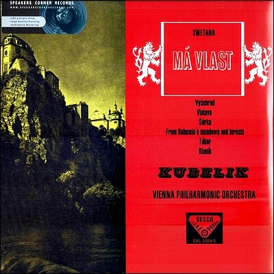 Rafael Kubelik — Rafael Kubelik 스메타나: 나의 조국 (Smetana: Ma Vlast / My Country) 라파엘 쿠벨릭 앨범 커버