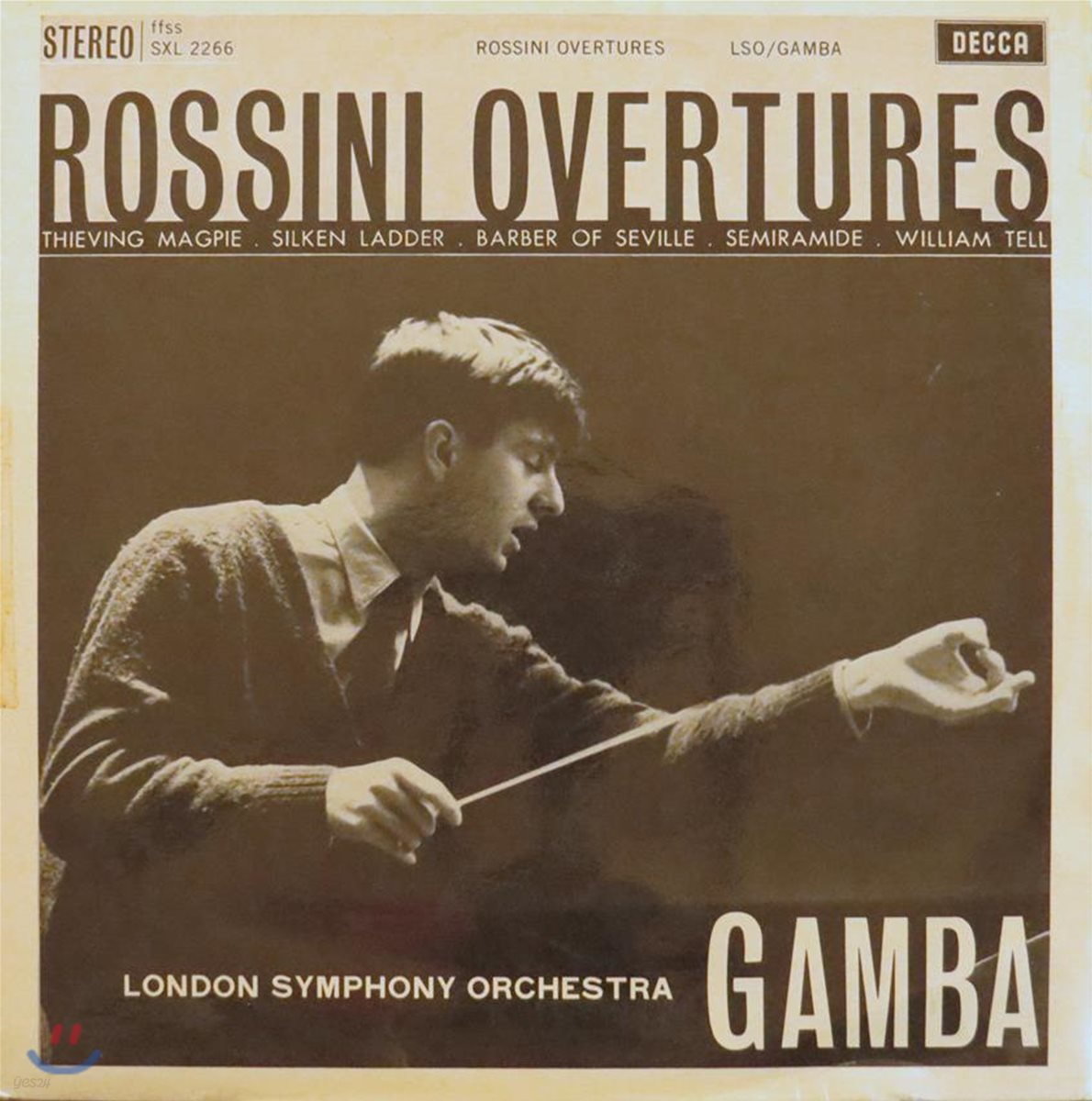 Pierino Gamba 로시니: 서곡집 (Rossini: Overture) [LP]