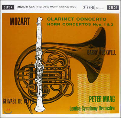 Peter Maag Ʈ: Ŭ󸮳 ְ, ȥ ְ (Mozart: Clarinet Concerto, Horn Concertos) [LP]
