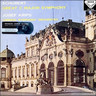 Josef Krips Ʈ :  9 (Schubert: Symphony `The Great`) [LP] 