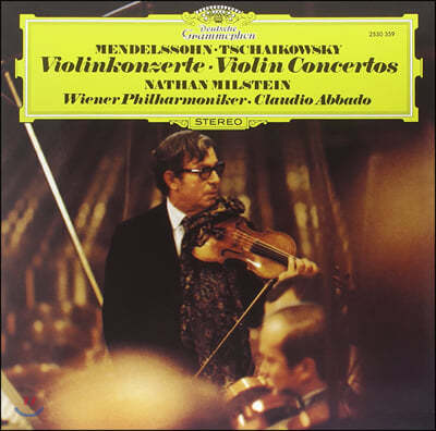 Wiener Philharmoniker — Nathan Milstein 차이코프스키 / 멘델스존: 바이올린 협주곡 - 나단 밀스타인 (Tchaikovsky / Mendelssohn: Violin Concertos) 앨범 커버
