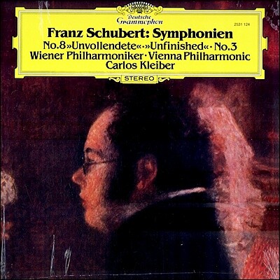Wiener Philharmoniker, Carlos Kleiber — Carlos Kleiber 슈베르트: 교향곡 8번 `미완성` (Franz Schubert: Symphonie No.8 "Unfinished") 앨범 커버