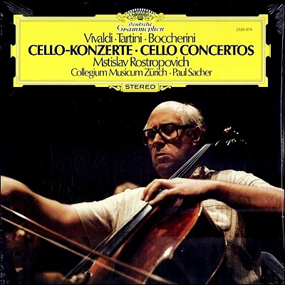 Mstislav Rostropovich ߵ / ŸƼ / ɸ: ÿ ְ (Vivaldi / Tartini / Boccherini: Cello Concertos)