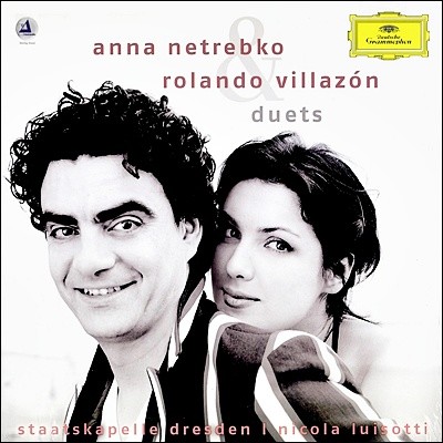 Anna Netrebko, Ronaldo Villazon — 푸치니: 라 보엠 / 베르디: 리골레토 외 (Duets - Puccini: La boheme / Verdi: Rigoletto Etc.) 앨범 커버