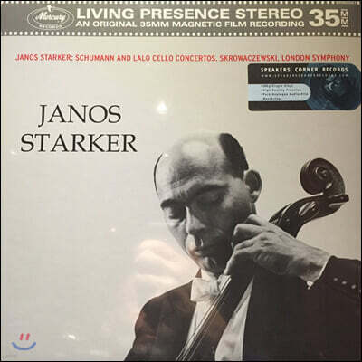 Janos Starker, Stanislaw Skrowaczewski — Janos Starker 슈만 / 랄로: 첼로 협주곡 - 야노스 슈타커 (Schumann / Lalo: Cello Concerto) 앨범 커버