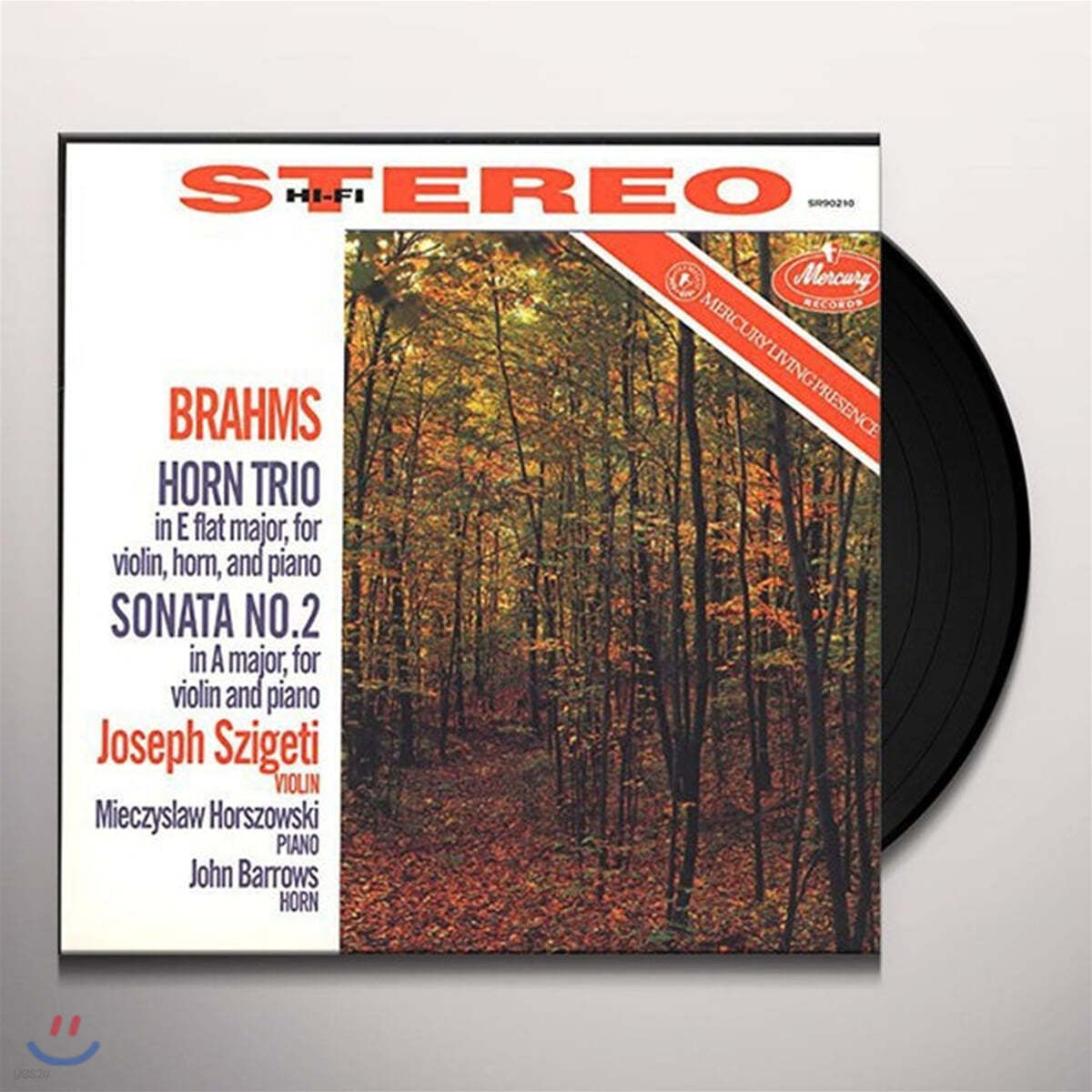 Joseph Szigeti 브람스: 바이올린, 혼, 피아노를 위한 트리오 Op. 40, 소나타 2번 [LP]