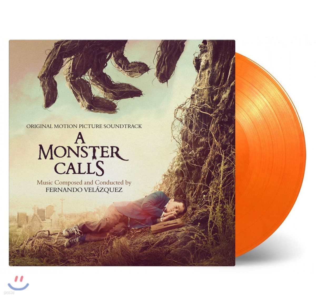 몬스터 콜 영화음악 (A Monster Calls OST by Fernando Velazquez) [오렌지 &amp; 옐로우 믹스 컬러 2LP]