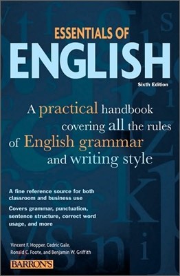 Essentials of English: A Practical Handbook Covering All the Rules of English Grammar and Writing Style