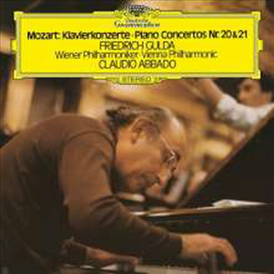 Friedrich Gulda,Claudio Abbado — 모차르트: 피아노 협주곡 20번 & 21번 (Mozart: Piano Concertos Nos.20 & 21) - Friedrich Gulda 앨범 커버