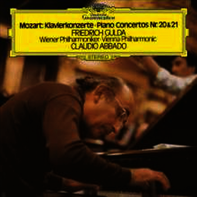 Friedrich Gulda,Claudio Abbado — 모차르트: 피아노 협주곡 20번 & 21번 (Mozart: Piano Concertos Nos.20 & 21) - Friedrich Gulda 앨범 커버