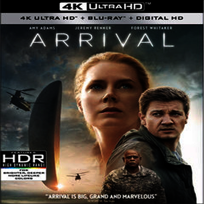 Arrival (2016) (컨택트) (한글무자막)(4K Ultra HD + Blu-ray + Digital HD)