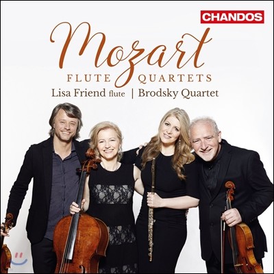 Lisa Friend / Brodsky Quartet Ʈ: ÷Ʈ   (Mozart: Flute Quartets KV.285, 285a, 298, 315 & KV Anh.171) 