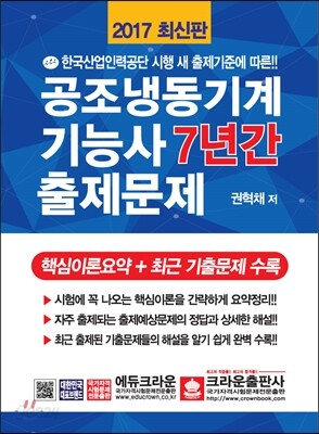 2017 공조냉동기계기능사 7년간 출제문제