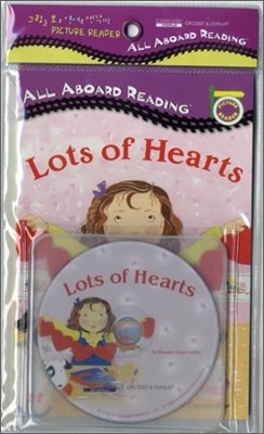 All Aboard Reading : Lots of Hearts (Book+CD)