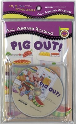 All Aboard Reading : Pig Out! (Book+CD)