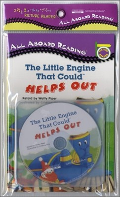 All Aboard Reading : The Little Engine that Could Helps out (Book+CD)