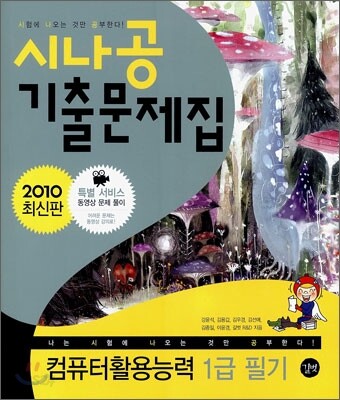 2010 시나공 기출문제집 컴퓨터 활용능력 1급 필기