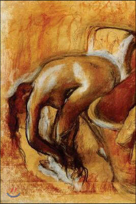 "After Bathing Woman Drying Herself" by Edgar Degas: Journal (Blank / Lined)