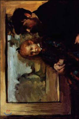 "Henri Rouart and His Daughter Helene" by Edgar Degas - 1872: Journal (Blank / Lined)