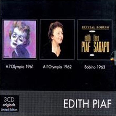 Edith Piaf - Olympia 1961 + Olympia 1962 + Bobino 1963