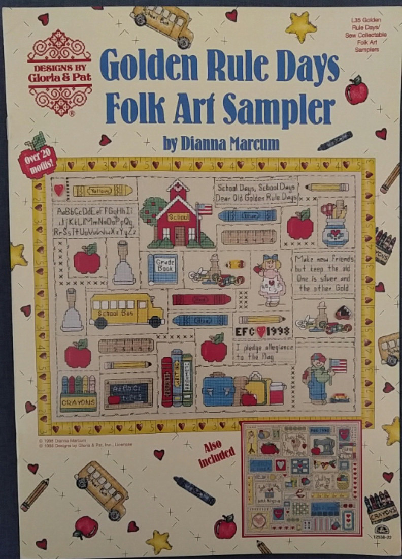 Golden Rule Days Folk Art Sampler