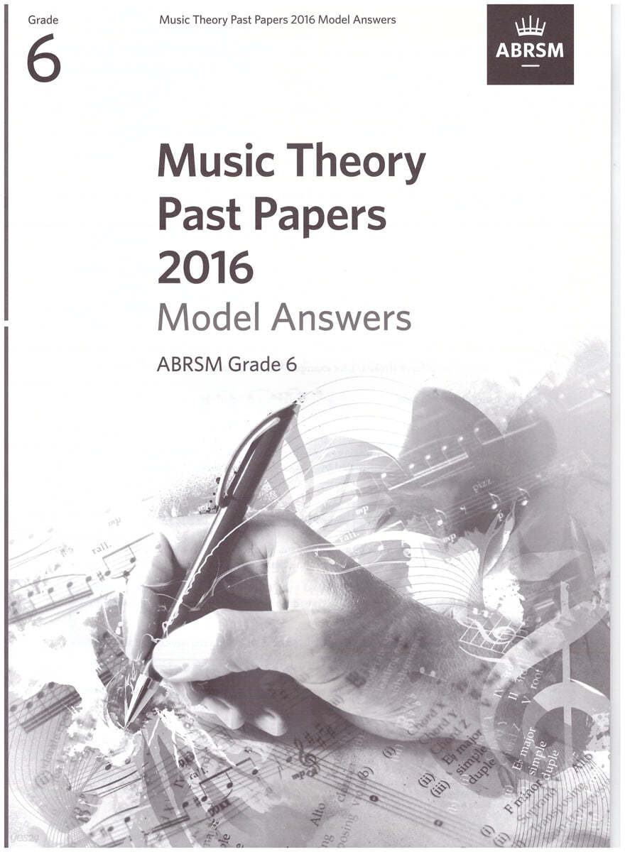 Music Theory Practice Papers Model Answers 2016 G6