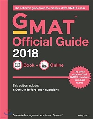 The GMAT Official Guide 2018 + Online Question Bank and Exclusive Video