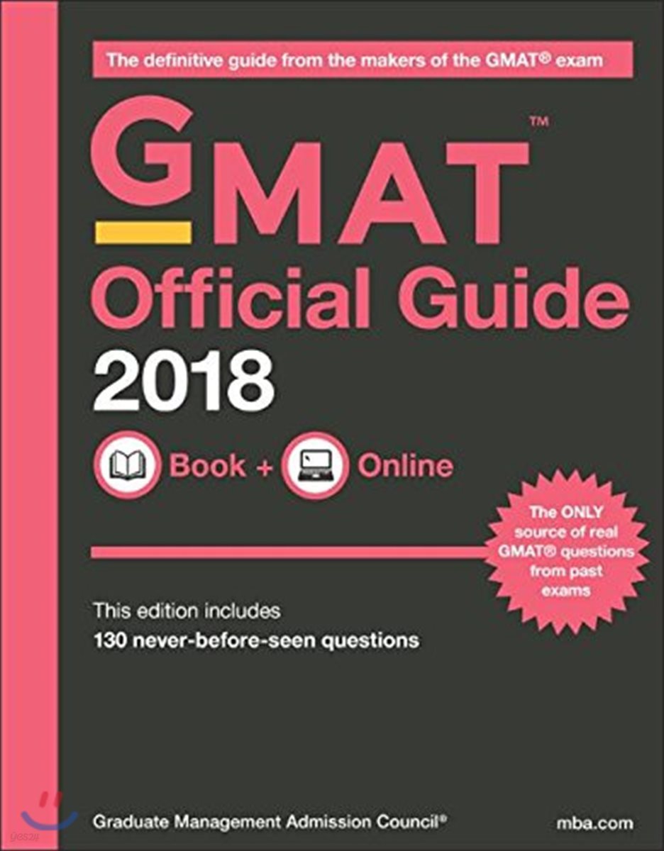 The GMAT Official Guide 2018 + Online Question Bank and Exclusive Video