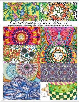 "Global Doodle Gems" Volume 17: "The Ultimate Coloring Book...an Epic Collection from Artists around the World!