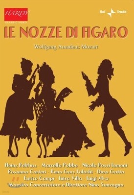 Nino Sanzogno 모차르트: 오페라 '피가로의 결혼' - 화면: 흑백 (Mozart: Le Nozze di Figaro) 