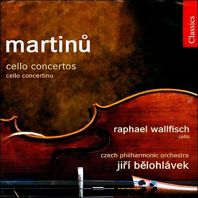 Raphael Wallfisch 마르티누: 첼로 협주곡 1, 2번 (Martinu : Cello Concertos Nos.1, 2)